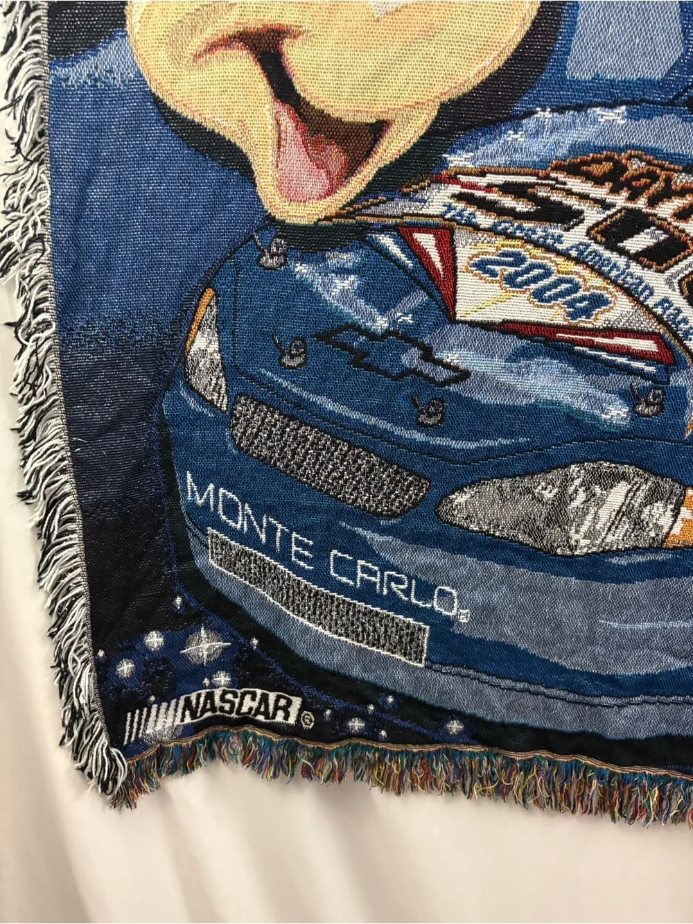 The Northwest Company NASCAR Daytona 500 Mickey Mouse Tapestry Throw Blanket